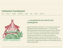 Tablet Screenshot of midwoodmontessori.com